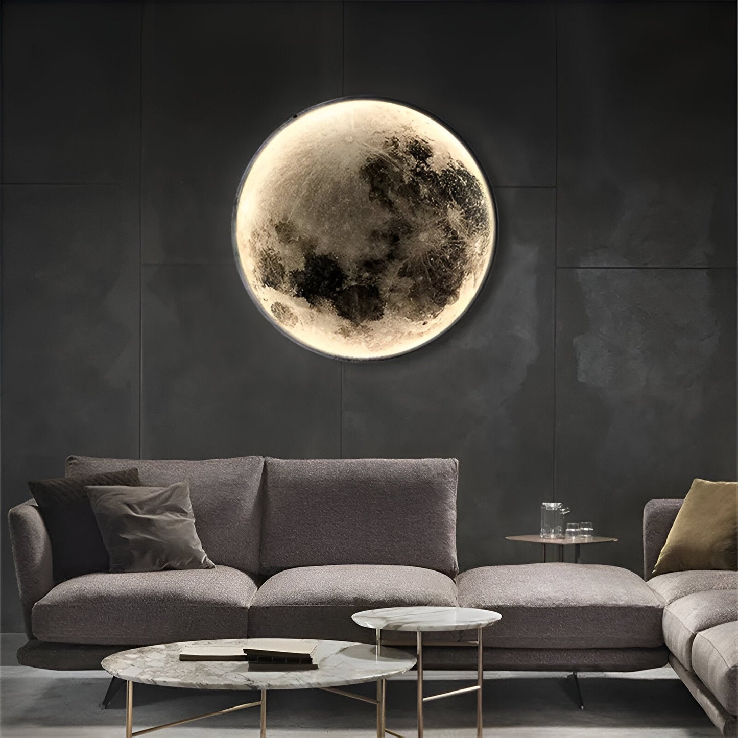 MoonSculpt – 3D wandlamp in de vorm van de maan, verstelbaar en dimbaar