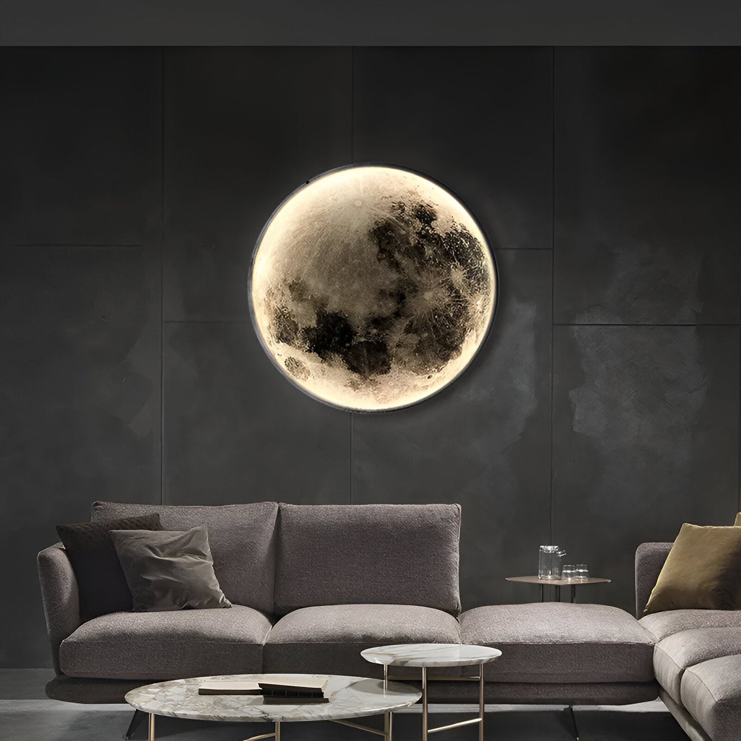 MoonSculpt – 3D wandlamp in de vorm van de maan, verstelbaar en dimbaar