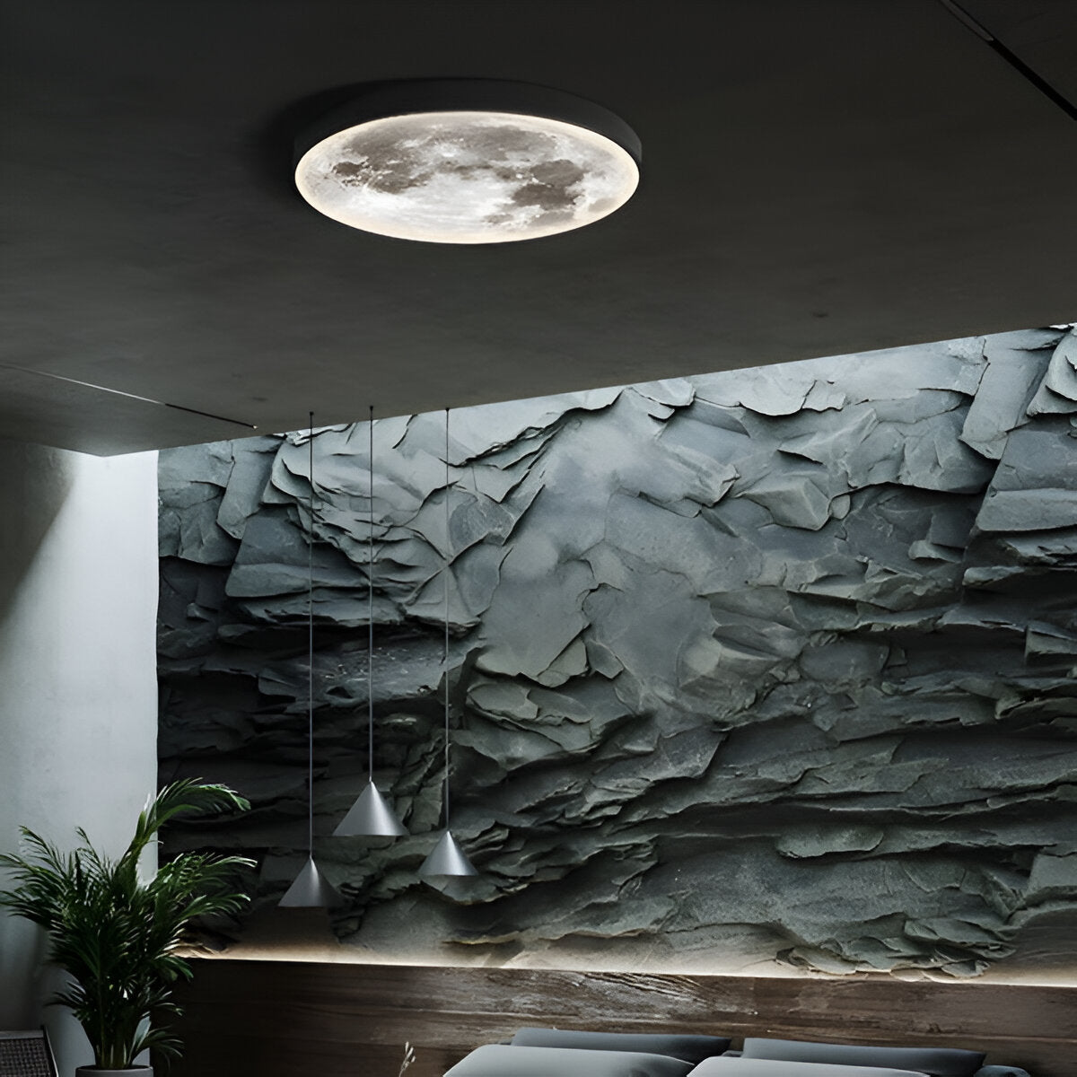 MoonSculpt – 3D wandlamp in de vorm van de maan, verstelbaar en dimbaar