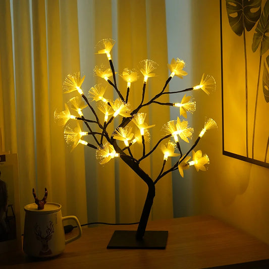 LuminaSylva – Moderne Decoratieve Lamp in de Vorm van een Verlicht Boom